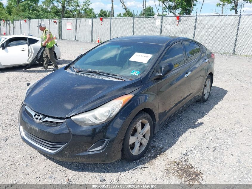 2013 Hyundai Elantra Gls VIN: KMHDH4AE5DU002767 Lot: 39533398