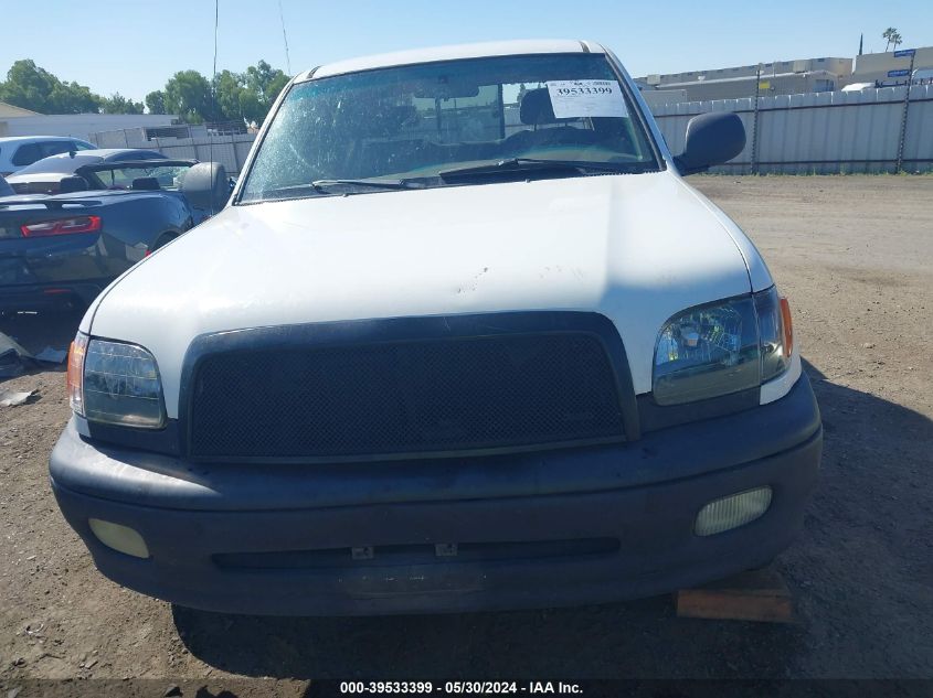 2002 Toyota Tundra Sr5 V8 VIN: 5TBRT341X2S254469 Lot: 39533399