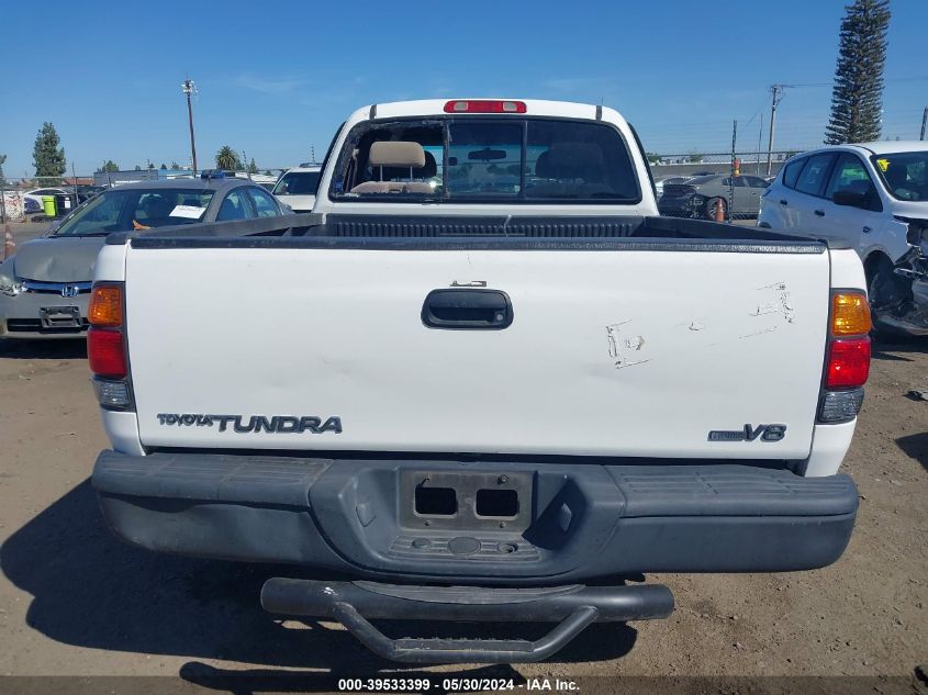 2002 Toyota Tundra Sr5 V8 VIN: 5TBRT341X2S254469 Lot: 39533399