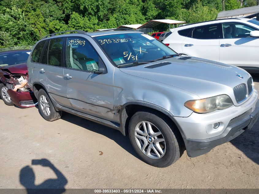 2006 BMW X5 3.0I VIN: 5UXFA13546LY24206 Lot: 39533403