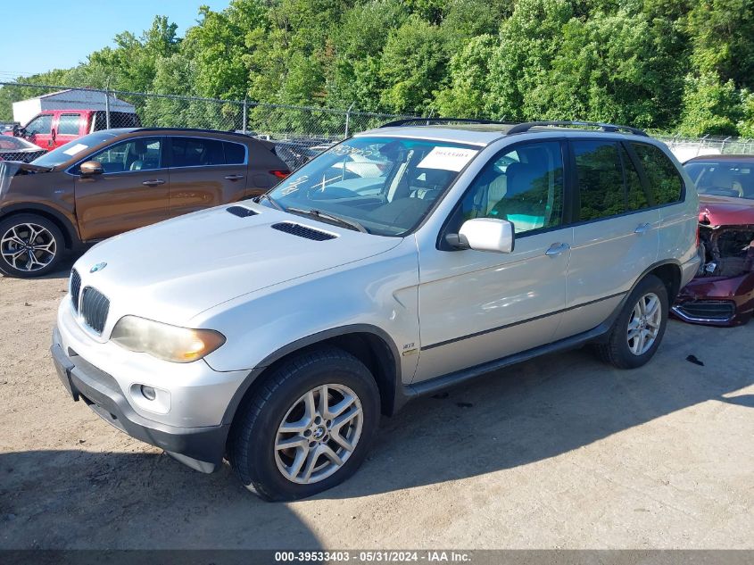 2006 BMW X5 3.0I VIN: 5UXFA13546LY24206 Lot: 39533403