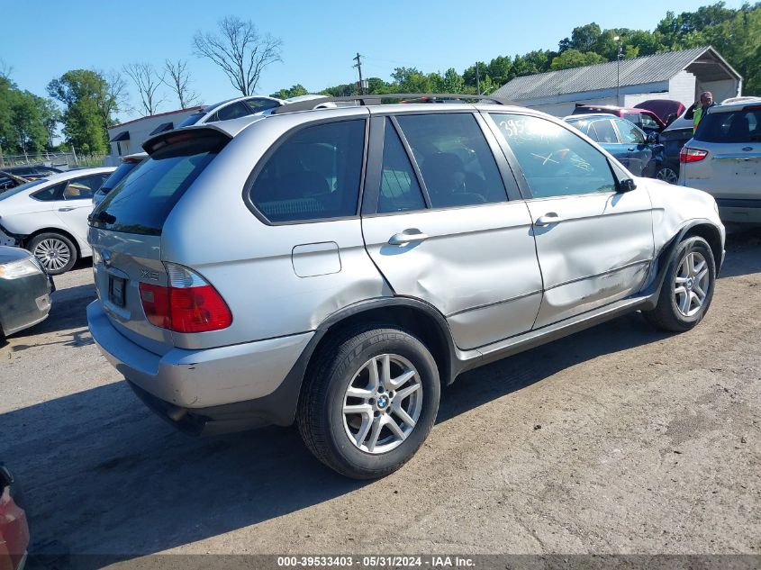 2006 BMW X5 3.0I VIN: 5UXFA13546LY24206 Lot: 39533403