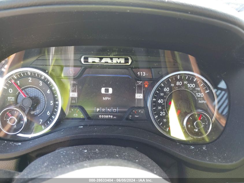 2022 Ram 1500 Big Horn 4X2 5'7 Box VIN: 1C6RREFT9NN120005 Lot: 39533404