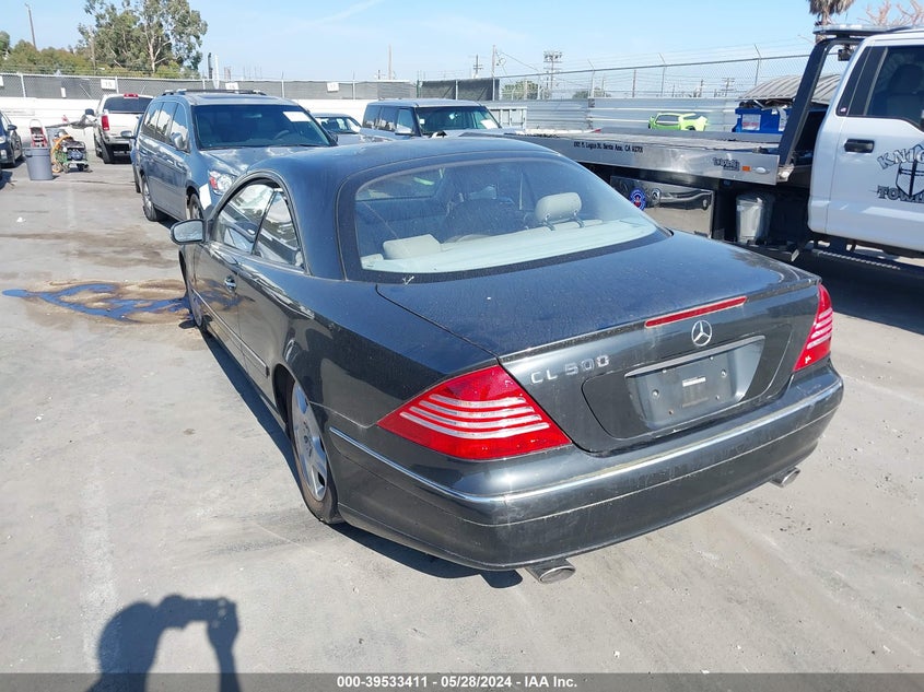2004 Mercedes-Benz Cl 500 VIN: WDBPJ75J04A043533 Lot: 39533411