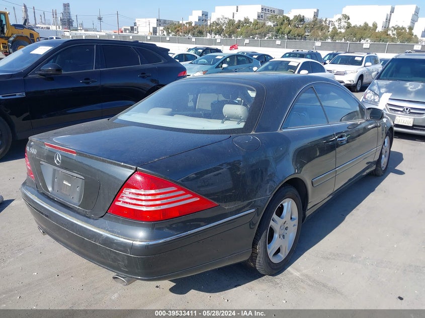 2004 Mercedes-Benz Cl 500 VIN: WDBPJ75J04A043533 Lot: 39533411