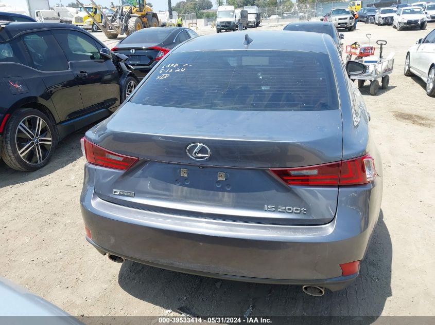 2016 Lexus Is 200T 200T VIN: JTHBA1D27G5004937 Lot: 39533414