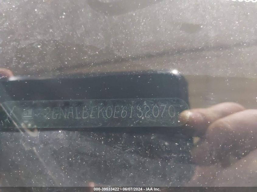 2014 Chevrolet Equinox 1Lt VIN: 2GNALBEK0E6132070 Lot: 39533422