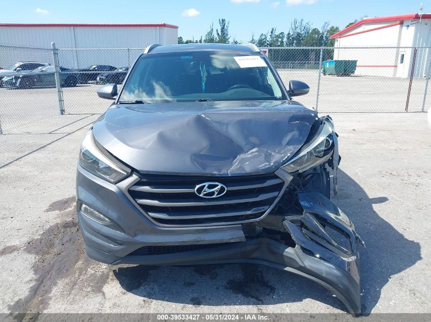 2016 Hyundai Tucson Se VIN: KM8J33A42GU148907 Lot: 39533427