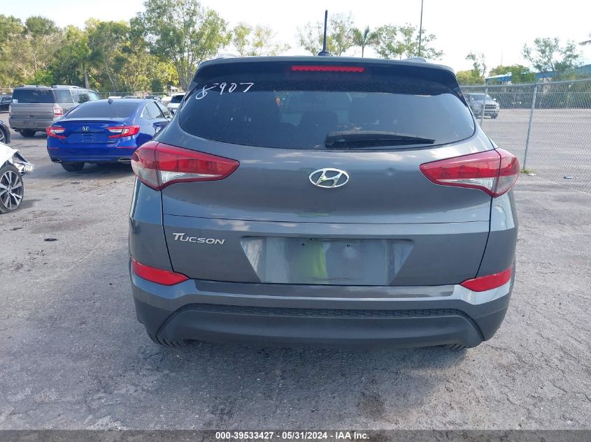 2016 Hyundai Tucson Se VIN: KM8J33A42GU148907 Lot: 39533427