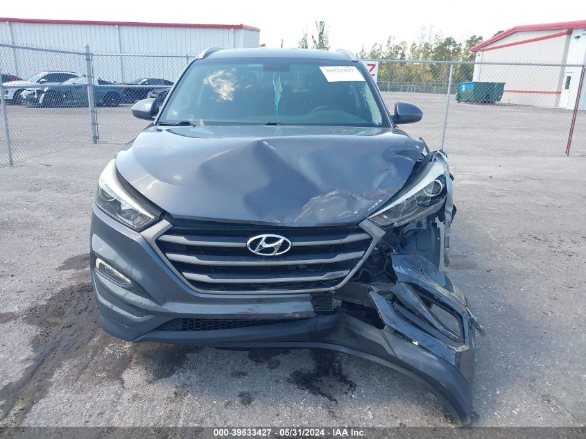 2016 Hyundai Tucson Se VIN: KM8J33A42GU148907 Lot: 39533427