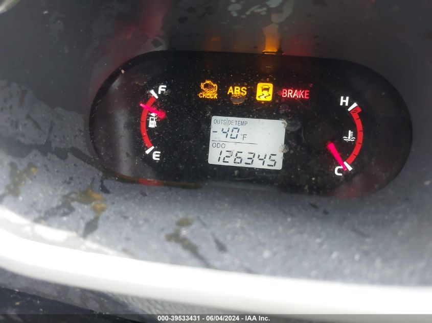 2009 Toyota Matrix Xrs VIN: 2T1GE40E49C003392 Lot: 39533431