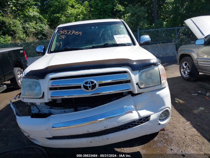 2006 Toyota Tundra Sr5 V8 VIN: 5TBET34196S551883 Lot: 39533454