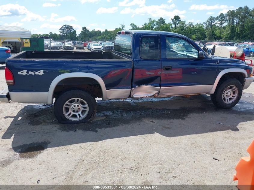 2004 Dodge Dakota Slt VIN: 1D7HG42N44S626231 Lot: 39533501