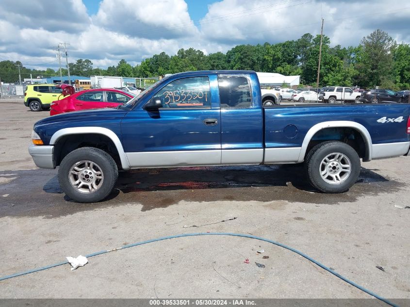 2004 Dodge Dakota Slt VIN: 1D7HG42N44S626231 Lot: 39533501