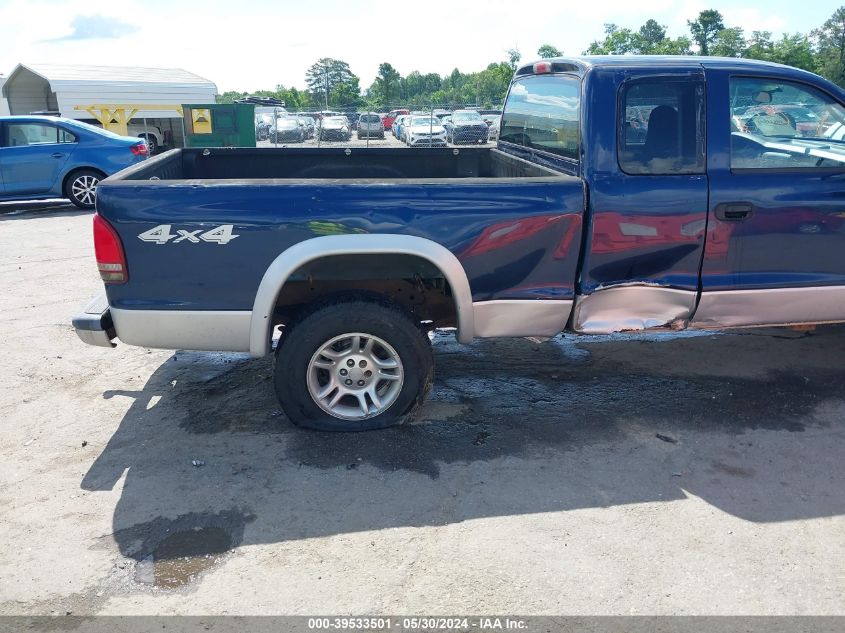 2004 Dodge Dakota Slt VIN: 1D7HG42N44S626231 Lot: 39533501