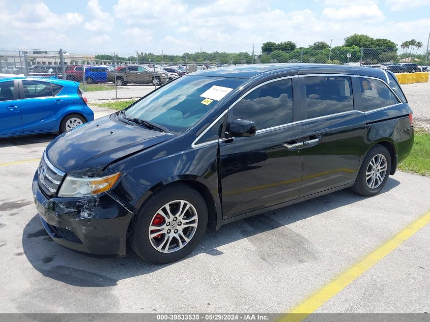 2011 Honda Odyssey Ex-L VIN: 5FNRL5H60BB011301 Lot: 39533535