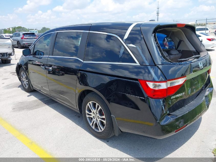 2011 Honda Odyssey Ex-L VIN: 5FNRL5H60BB011301 Lot: 39533535