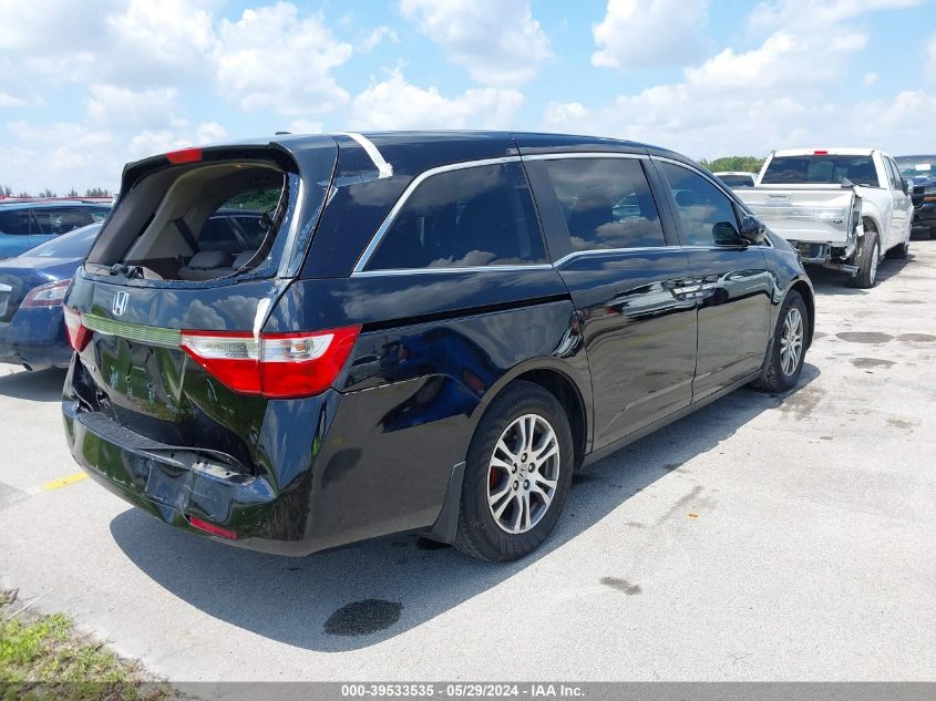 2011 Honda Odyssey Ex-L VIN: 5FNRL5H60BB011301 Lot: 39533535