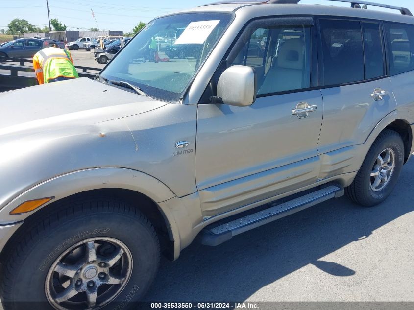 2002 Mitsubishi Montero Limited VIN: JA4MW51R72J028461 Lot: 39533550