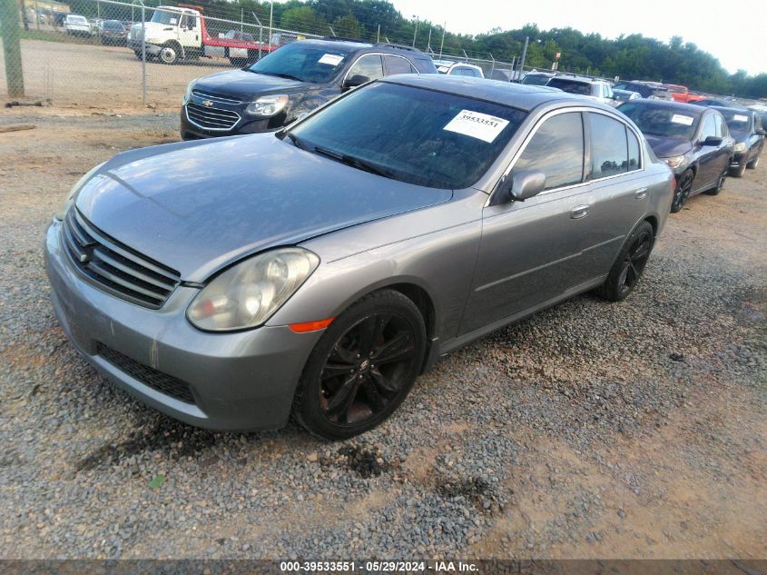 2005 Infiniti G35 VIN: JNKCV51E35M224710 Lot: 39533551