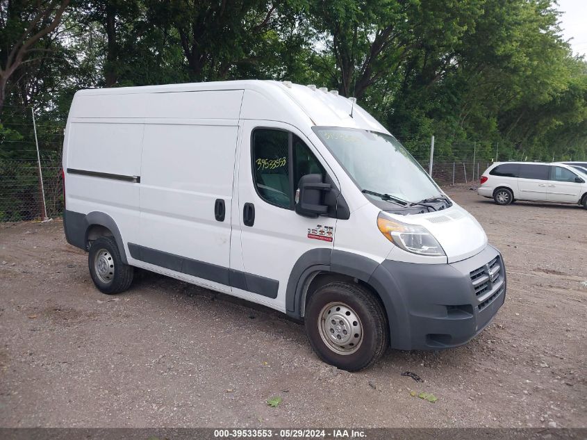 2017 Ram Promaster 1500 High Roof 136 Wb VIN: 3C6TRVBG3HE520181 Lot: 39533553