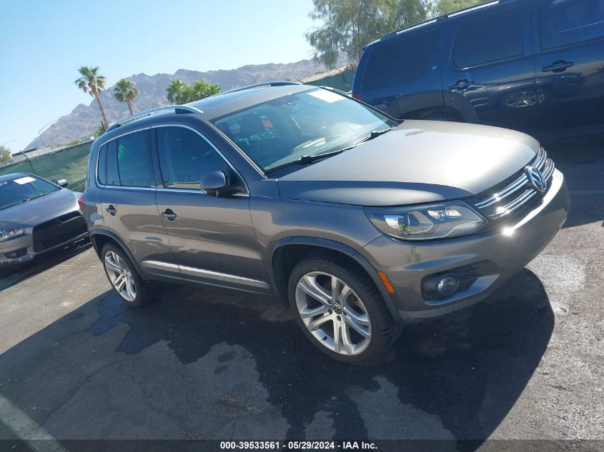 2012 Volkswagen Tiguan Sel VIN: WVGAV7AX8CW001405 Lot: 39533561