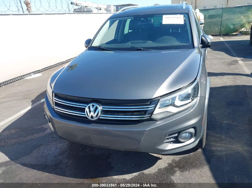 2012 Volkswagen Tiguan Sel VIN: WVGAV7AX8CW001405 Lot: 39533561