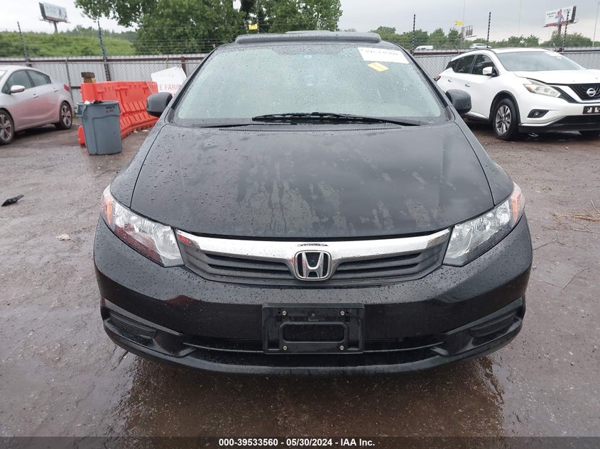 2012 Honda Civic Ex-L VIN: 2HGFB2F97CH543143 Lot: 39533560