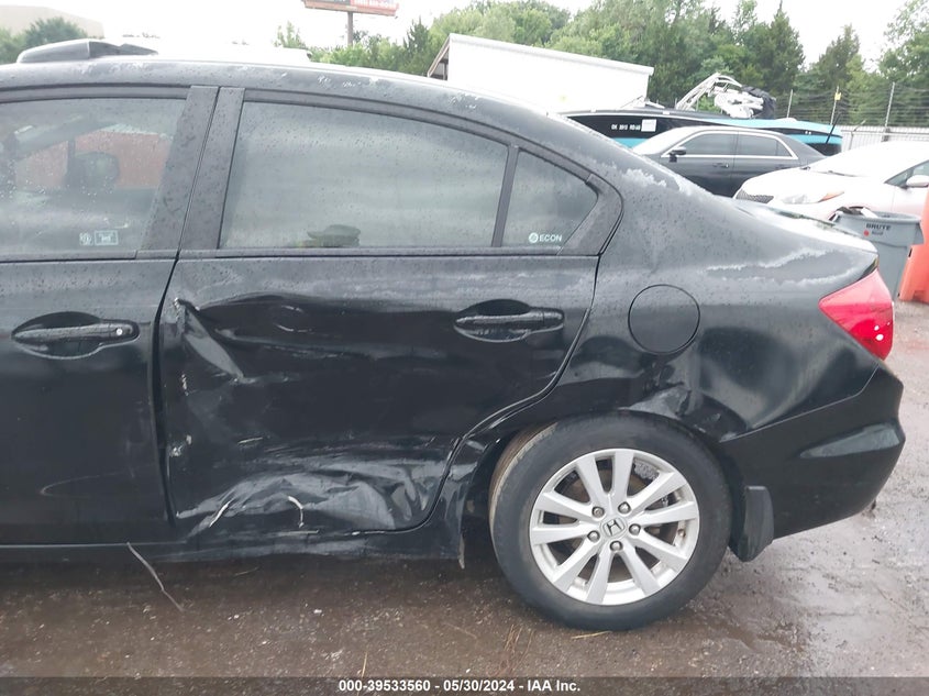 2012 Honda Civic Ex-L VIN: 2HGFB2F97CH543143 Lot: 39533560