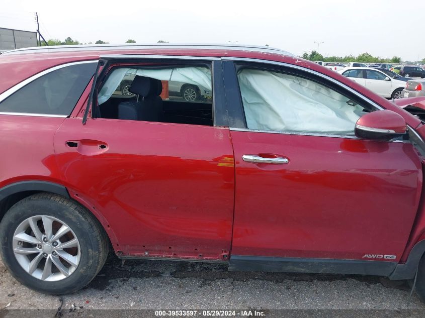 2017 Kia Sorento 3.3L Lx VIN: 5XYPGDA59HG247325 Lot: 39533597