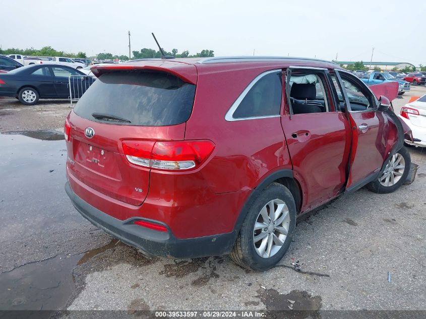 2017 Kia Sorento 3.3L Lx VIN: 5XYPGDA59HG247325 Lot: 39533597