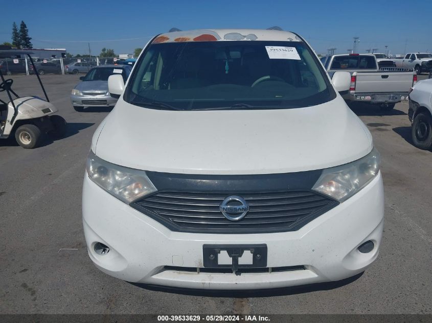 2013 Nissan Quest S VIN: JN8AE2KP8D9065583 Lot: 39533629