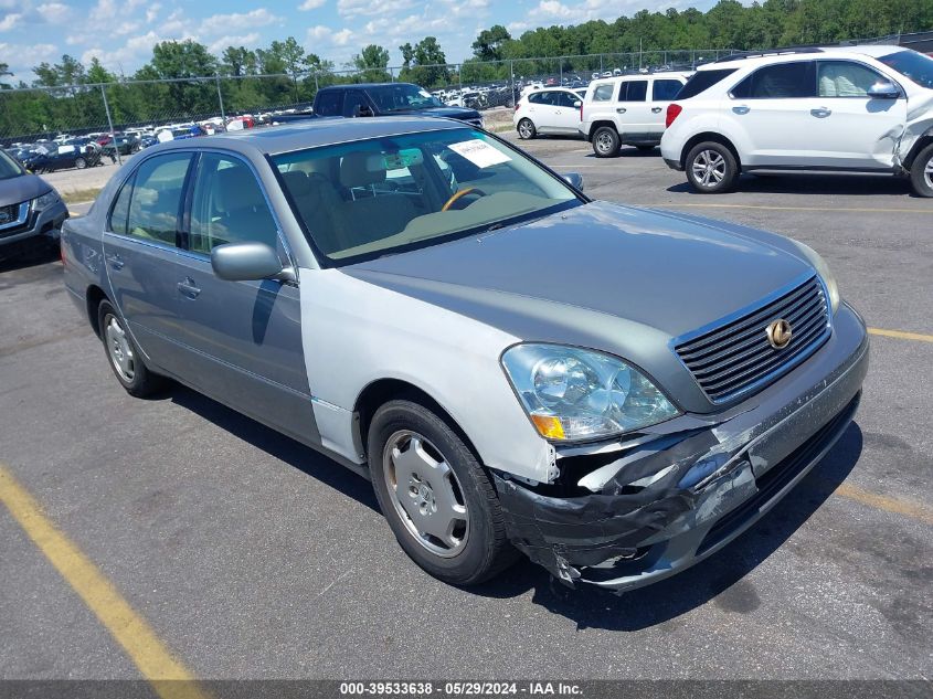 2002 Lexus Ls 430 VIN: JTHBN30F520061605 Lot: 39533638