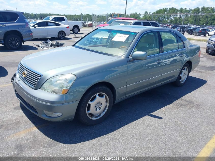 2002 Lexus Ls 430 VIN: JTHBN30F520061605 Lot: 39533638