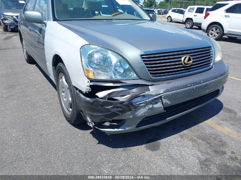 2002 Lexus Ls 430 VIN: JTHBN30F520061605 Lot: 39533638