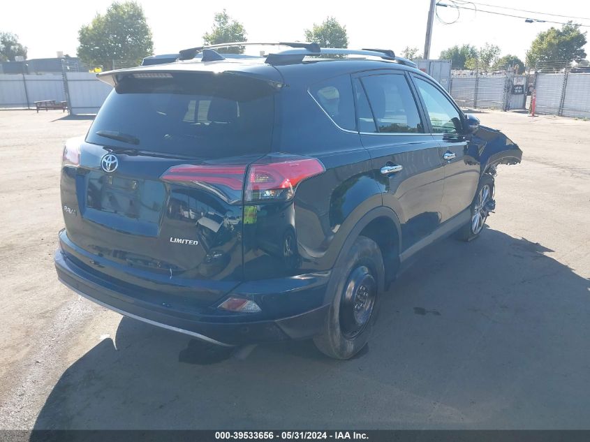 2018 Toyota Rav4 Limited VIN: 2T3YFREV8JW461762 Lot: 39533656