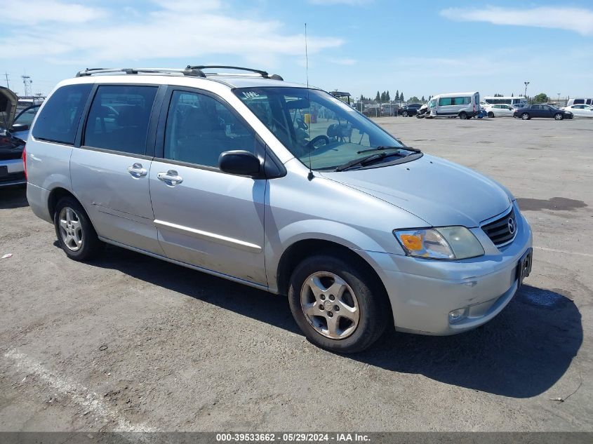 2001 Mazda Mpv Dx/Es/Lx VIN: JM3LW28Y110185590 Lot: 39533662