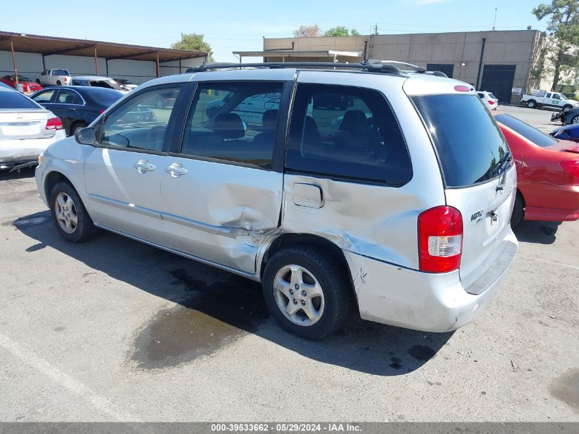 2001 Mazda Mpv Dx/Es/Lx VIN: JM3LW28Y110185590 Lot: 39533662