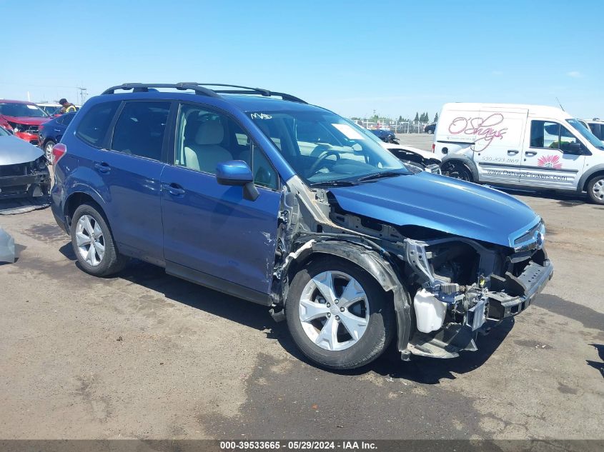 2016 Subaru Forester 2.5I Premium VIN: JF2SJADC4GH459514 Lot: 39533665