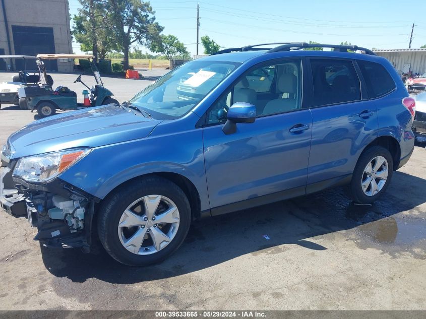 2016 Subaru Forester 2.5I Premium VIN: JF2SJADC4GH459514 Lot: 39533665