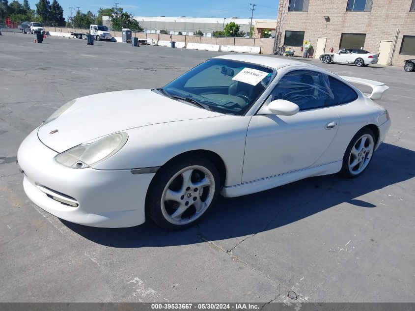 1999 Porsche 911 Carrera/Carrera 4/Carrera Tiptronic VIN: WP0AA2990XS627116 Lot: 39533667