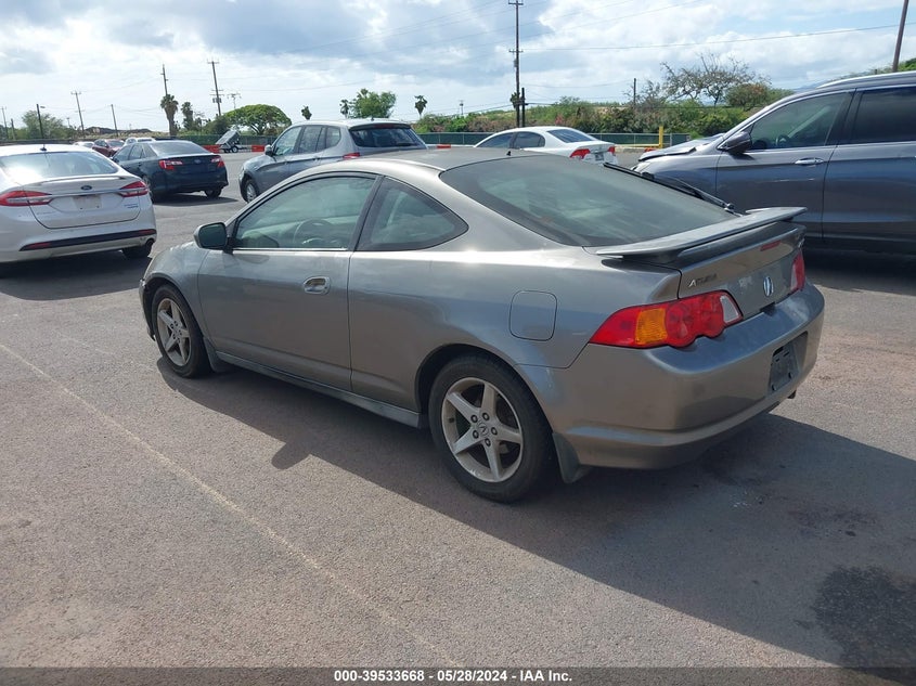 2002 Acura Rsx VIN: JH4DC54882C031017 Lot: 39533668