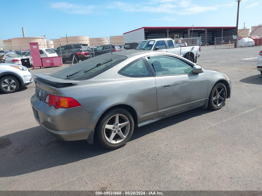 2002 Acura Rsx VIN: JH4DC54882C031017 Lot: 39533668