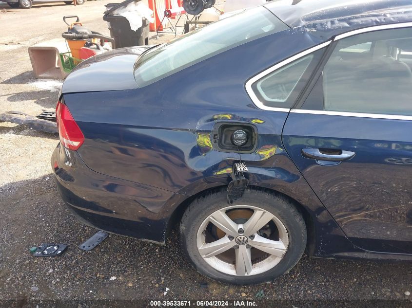 2012 Volkswagen Passat 2.5L Se VIN: 1VWBH7A37CC092971 Lot: 39533671