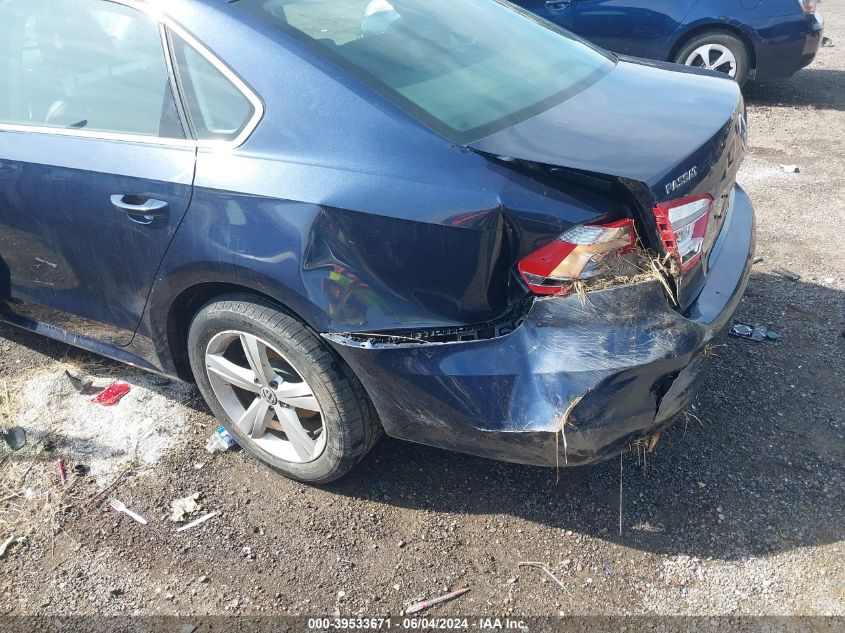 2012 Volkswagen Passat 2.5L Se VIN: 1VWBH7A37CC092971 Lot: 39533671