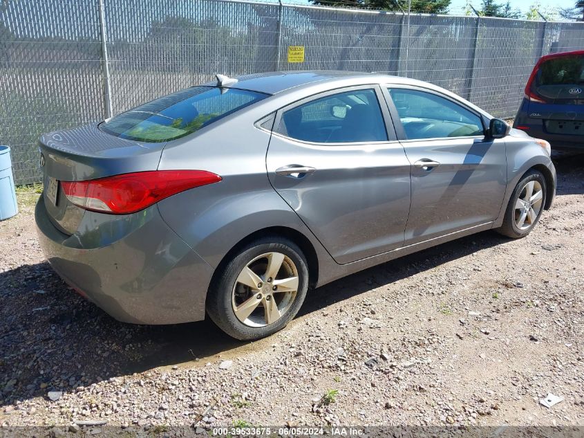 2013 Hyundai Elantra Gls VIN: 5NPDH4AE7DH376232 Lot: 39533675