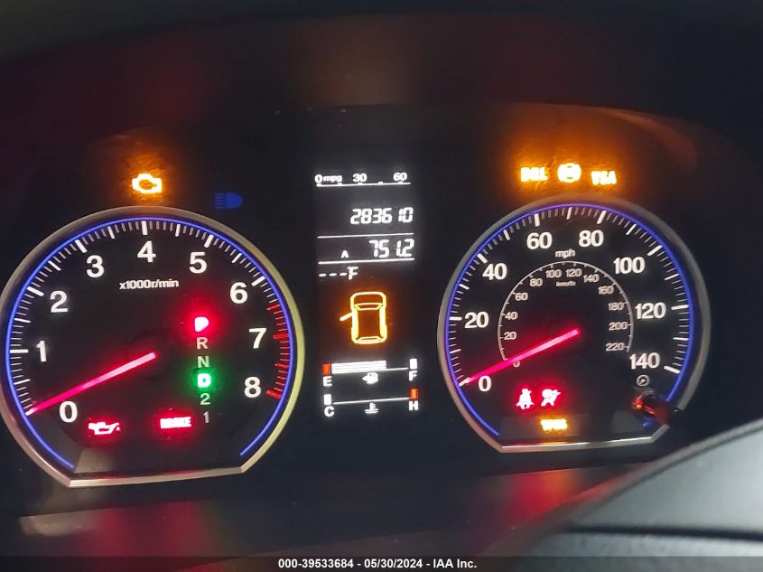 2008 Honda Cr-V Ex-L VIN: JHLRE38798C057273 Lot: 39533684