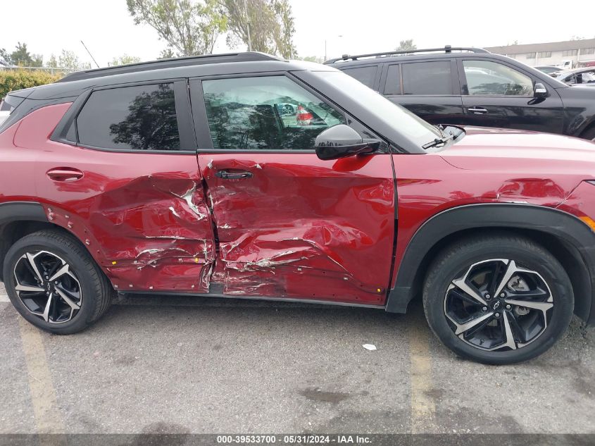 2022 Chevrolet Trailblazer Fwd Rs VIN: KL79MTSL3NB145031 Lot: 39533700
