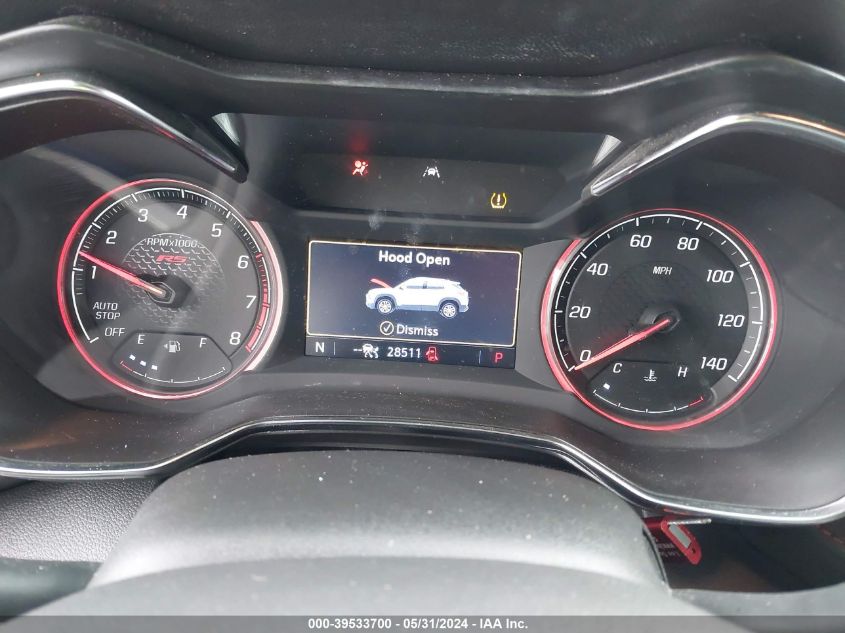 2022 Chevrolet Trailblazer Fwd Rs VIN: KL79MTSL3NB145031 Lot: 39533700