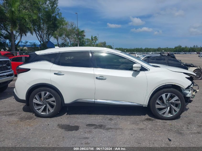 2019 Nissan Murano Sl VIN: 5N1AZ2MJ2KN132459 Lot: 39533705